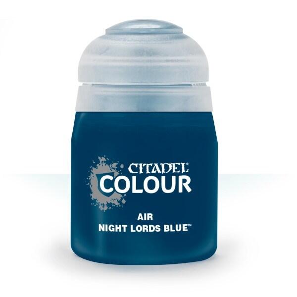 Citadel Colour Air Paint Night Lords Blue 24 ml til maling af Warhammer og andre miniaturer