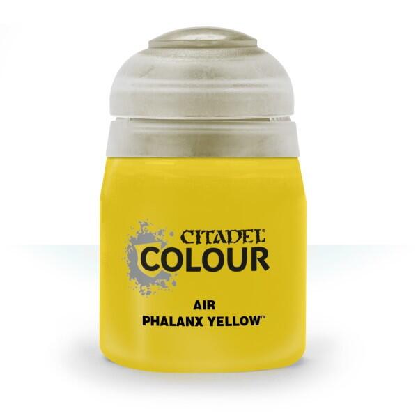 Citadel Colour Air Paint Phalanx Yellow 24 ml til maling af Warhammer og andre miniaturer
