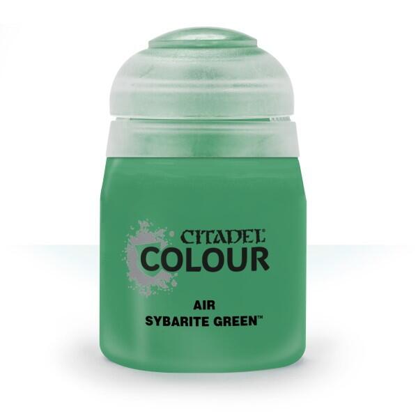 Citadel Colour Air Paint Sybarite Green 24 ml til maling af Warhammer og andre miniaturer