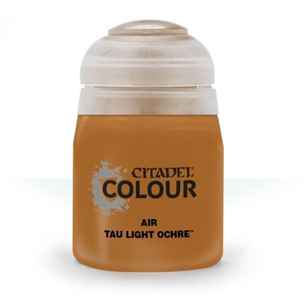 Citadel Colour Air Paint Tau Light Ochre 24 ml til maling af Warhammer og andre miniaturer