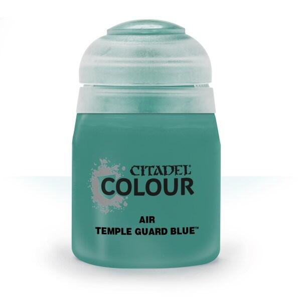Citadel Colour Air Paint Temple Guard Blue 24 ml til maling af Warhammer og andre miniaturer