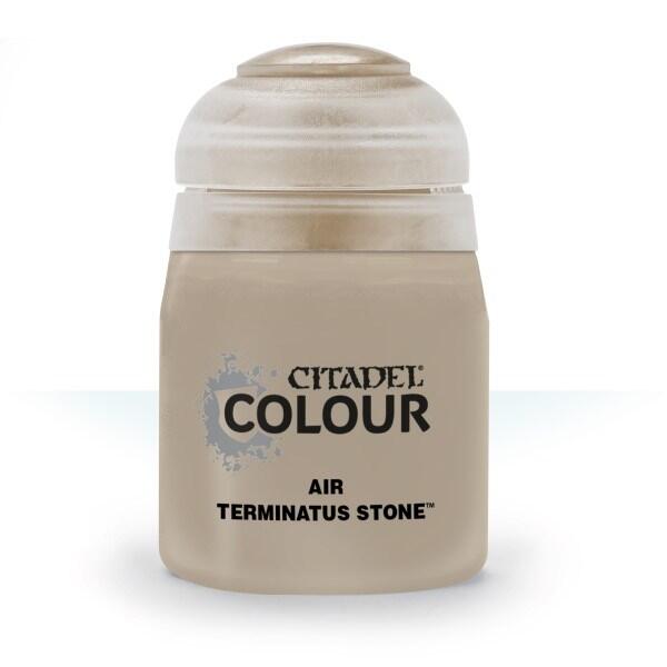 Citadel Colour Air Paint Terminatus Stone 24 ml til maling af Warhammer og andre miniaturer