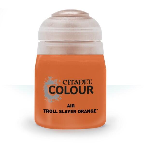 Citadel Colour Air Paint Troll Slayer Orange 24 ml til maling af Warhammer og andre miniaturer