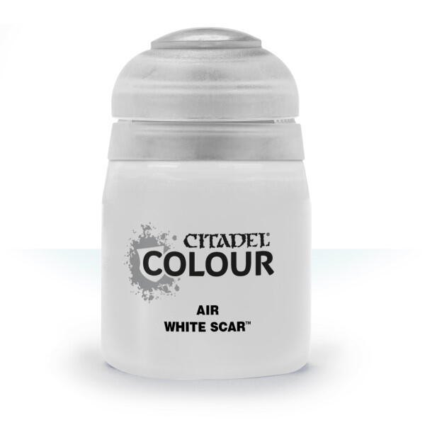 Citadel Colour Air Paint White Scar 24 ml til maling af Warhammer og andre miniaturer