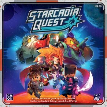 Starcadia Quest er et selvstændigt sci-fi brætspil i stil med Arcadia Quest