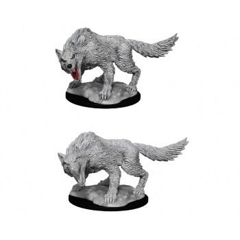 D&D Nolzur's Marvelous Miniatures - Winter Wolf - udvid dit rollespil med denne figur