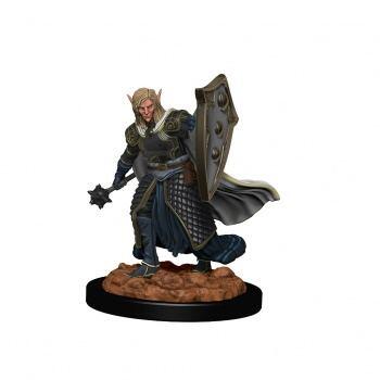 D&D Icons of the Realms Premium Figures: Elf Male Cleric - malet figur til at komme på bordet straks i dit rollespil