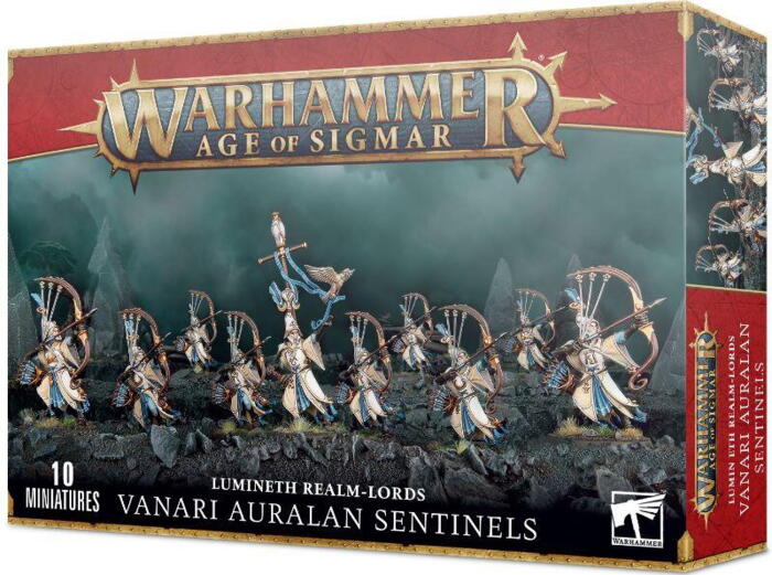 Vanari Auralan Sentinels er Lumineth Realm-lords bueskytter i Warhammer Age of Sigmar