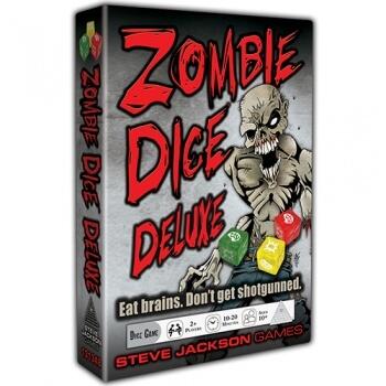Zombie Dice Deluxe er en 10 års jubilæums udgave af terningspillet