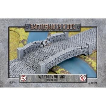 Battlefield In A Box - Wartorn Village - Ruined Bridge er et alsidigt stykke terræn, malet og klar til brug med det samme