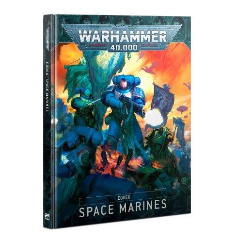 I Codex: Space Marines bogen er alt hvad du skal bruge, for at starte din samling, og være klar til at spille med Warammer 40k's Space Marines.