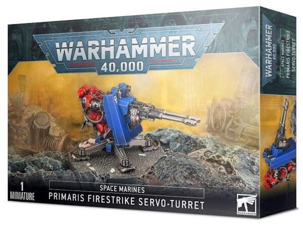 Et Primaris Firestrike Servo-turret er fleksibelt og nemt at bruge i enhver sammensætning af Space Marine Tropper