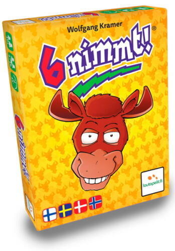 6 Nimmt! (Nordic) er et sjovt kortspil, hvor man skal lægge sine kort strategisk