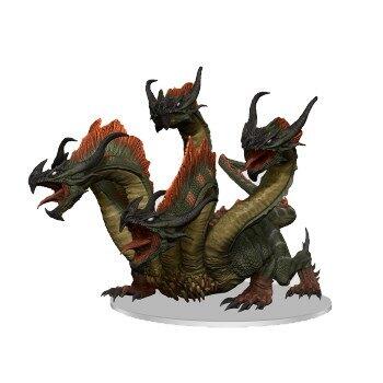 Denne figur fra Icons of the Realms serien af miniaturer til D&D forestiller Hydraen Polukranos fra Theros verdenen, kendt fra Magic the Gathering kortspillet.