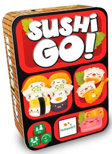 Sushi GO! er et sjovt spil for hele familien, der kan læres på 2 minutter