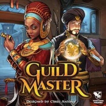 Hyr eventyrere, klar kontrakter, og tjen penge til din Guild, i dette sociale og konkurrencedygtig brætspil: Guild Master
