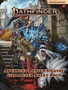 Pathfinder 2nd Ed. - Advanced Player's Guide Character Sheet Pack gør det nemt at følge din figurs fremgang og statistikker