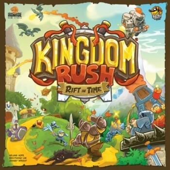Forsvar kongeriget fra den onde Time Mage i dette co-operative brætspil for op til 4 spillere: Kingdom Rush: Rift in Time