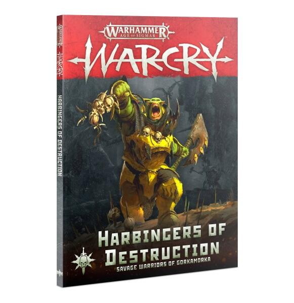 Led de brutale orker, grots og ogors til Eightpoints med indholdet af denne bog: Warcry: Harbingers of Destruction