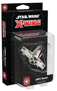 LAAT/i Gunship Expansion Pack er et fly til Galactic Republik eskadriller i Star Wars: X-Wing 2nd Edition