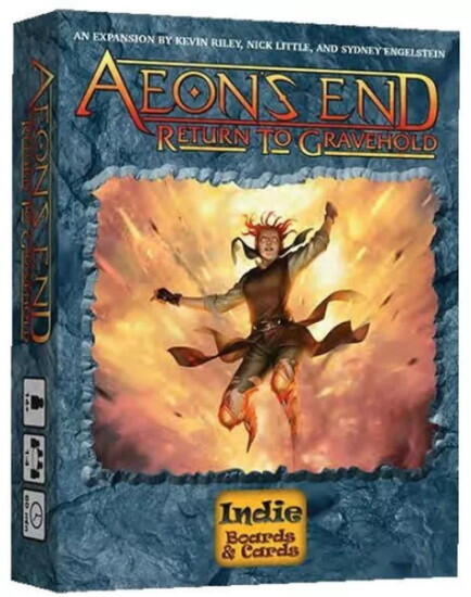 Aeon's End: Return to Gravehold udvider deckbuilding kortspillet med blandt andet 2 nye mages og 2 nye nemeses