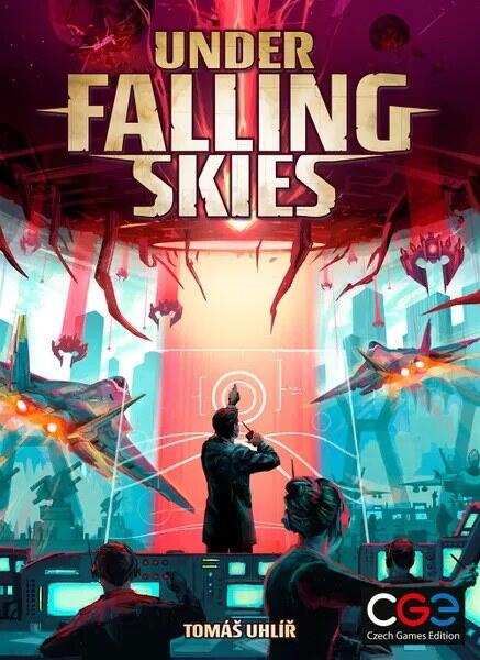 Under Falling Skies er et brætspil hvor du forsvarer byer mod invaderende fra rummet