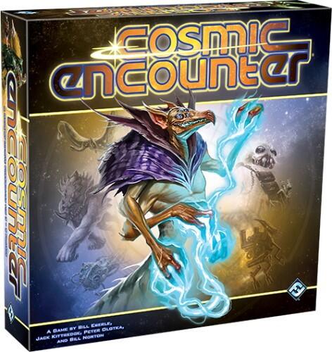 Cosmic Encounter er et strategisk brætspil for 3-5 spillere, med adskillige udvidelser