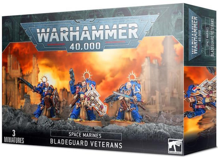 Bladeguard Veterans kæmper på forreste linje i Space Marines hære i Warhammer 40.000