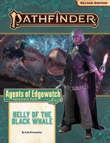 Agents of Edgewatch 5 of 6: Belly of the Black Whale fortsætter denne Pathfinder kampagne, der er sat i et bymiljø