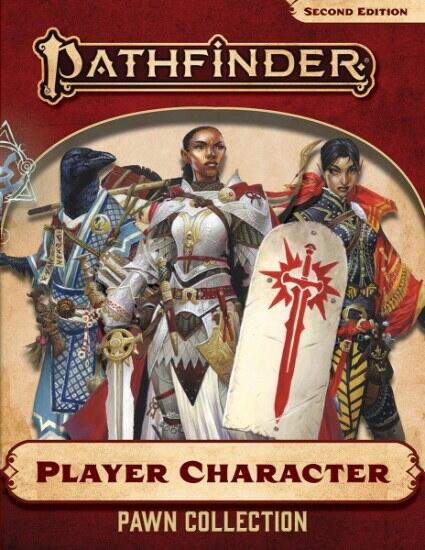 Player Character Pawn Collection indeholder mange kombinationer af klasse og ancestry til Pathfinder 2nd Edition