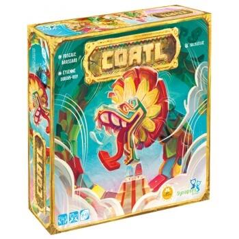 Cóatl er et brætspil hvor I skal dyste om at blive ypperstepræst for aztekerne