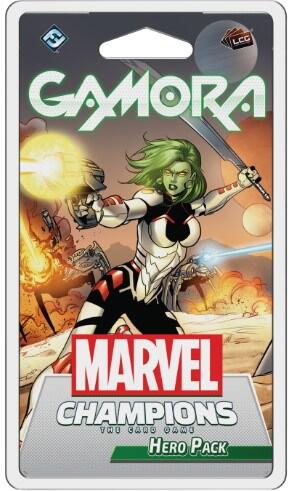 Gamora Hero Pack sikrer dig, at du har galaksens farligste kvinde på din side i Marvel Champions: The Card Game