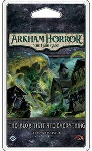 The Blob That Ate Everything Scenario Pack indeholder et selvstændigt scenarie til Arkham Horror: The Card Game