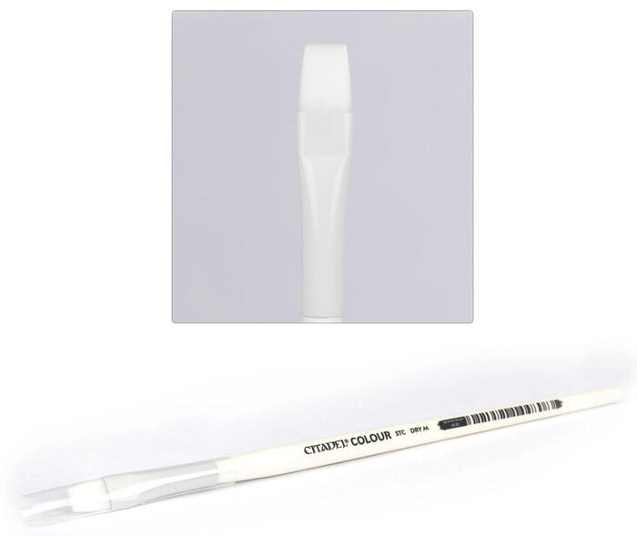 STC Medium Drybrush Pensel er en all-round god pensel til drybrushing, lavet med syntetiske hår