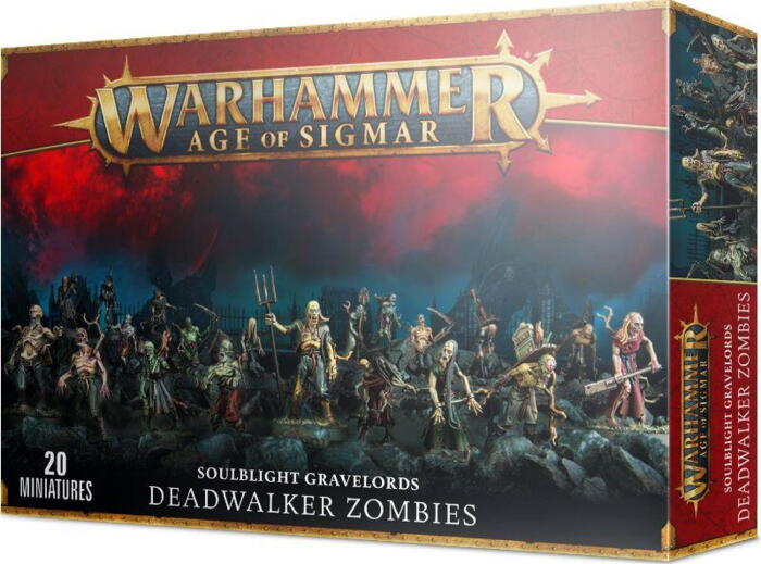 Deadwalker Zombies er en af de klassiske enheder i Soulblight Gravelords hære