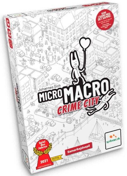 MicroMacro: Crime City på dansk, lader jer lege detektiver i en by fuld af kriminalitet