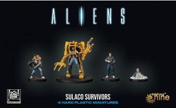 Aliens: Sulaco Survivors indeholder fire figurer kendt fra 1986 filmen