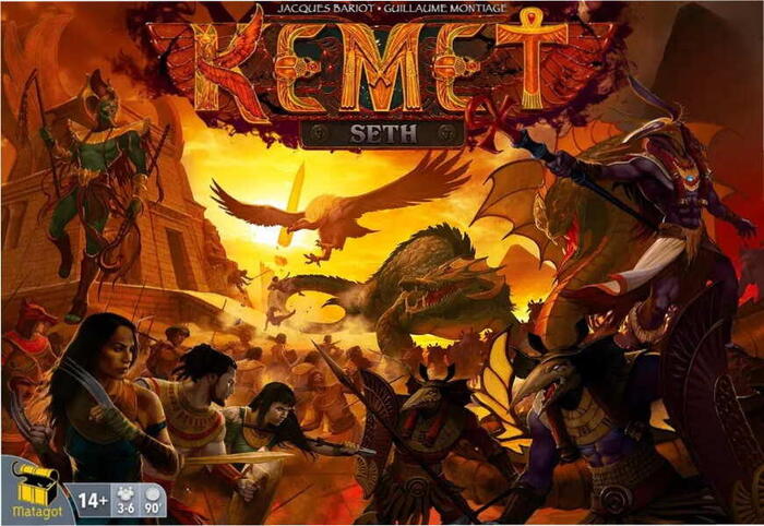 Denne udvidelse af Kemet, gør det muligt at spille med op til 6 spillere i en 1 vs all spilletype. Spil som enten den sjakal gud eller som styrken der skal forsvare det sorte land.