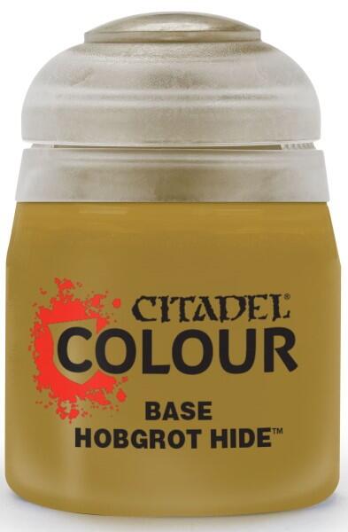 Citadel Colour Base Paint Hobgrot Hide 12 ml er en af de nye farver der er kommet med Warhammer Age of Sigmar 3rd Edition