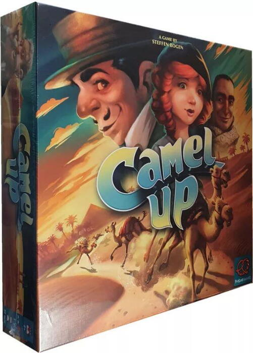 Camel Up (Second Edition) er et brætspil med kamelræs og væddemå