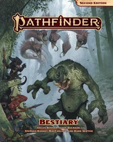 Pathfinder: Bestiary - Pocket Edition (2nd Ed.) giver dig en masse nye monstre til dine eventyr