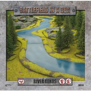 River Bends fra Battlefield in a Box giver dig bugtende floder på dit spillebord