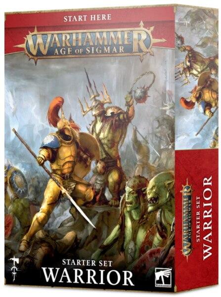 Warhammer Age of Sigmar Warrior Starter Set indeholder alt hvad en ny spiller har behov for, for at udkæmpe fantasy krige