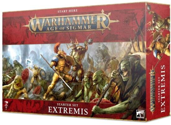 Warhammer Age of Sigmar Extremis Starter Set giver dig både to hære og et sæt fedt plastik terræn