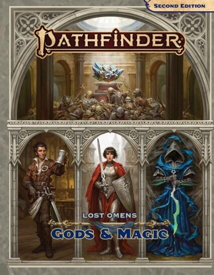 Lost Omens: Gods & Magic indeholder information om alle guder du kan støde på i Pathfinder 2nd Ed.!