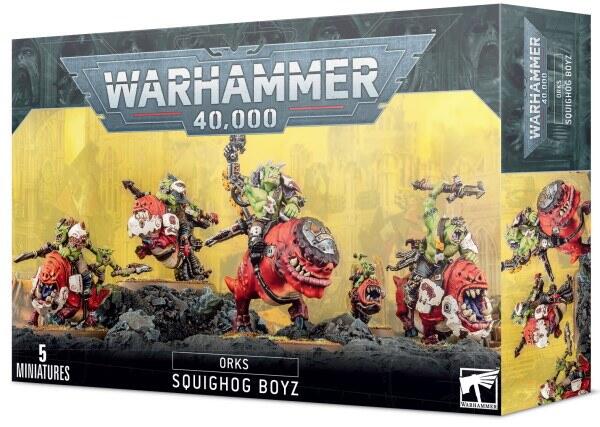 Squighog Boyz er en kavalri enhed for Orks i Warhammer 40.000