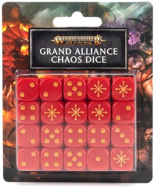 Grand Alliance Chaos Dice er de perfekte terninger til Warhammer Age of Sigmars mere ondsindede fraktioner