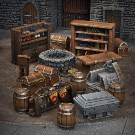 Skab din dungeon med Terrain Crate: Dungeon Essentials