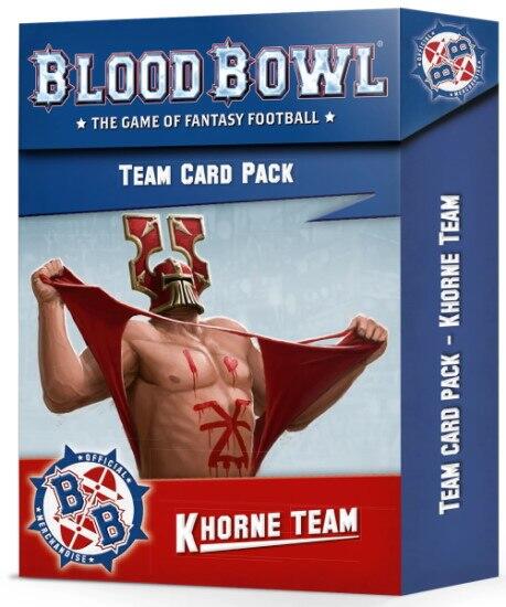 Khorne Team Card Pack til Blood Bowl hjælper dig med at holde styr på Khornes kaotiske tilhængere
