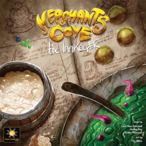 Spil som kroværten Mr. Nasty i denne brætspils udvidelse Merchants Cove - The Innkeeper